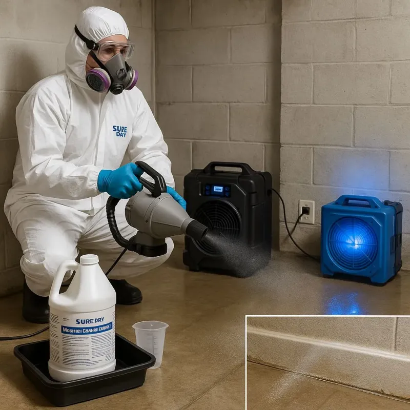 Sanitization and Odor Removal process in Descanso, CA